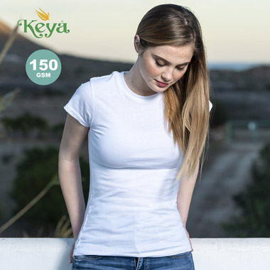 Camiseta Mujer Blanca WCS150 de Keya