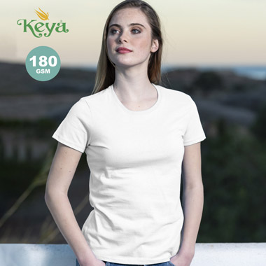 Camiseta Mujer Blanca WCS180 de Keya