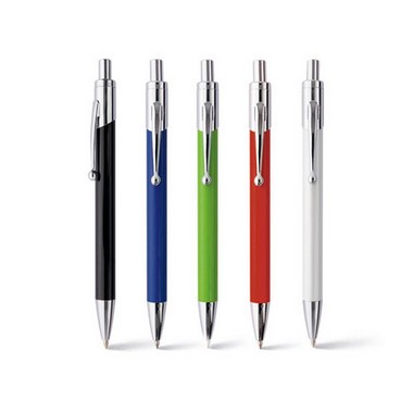Bolígrafo aluminio en 4 colores
