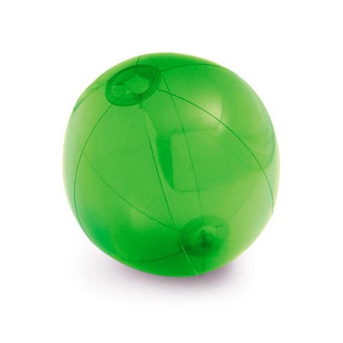 Balón hinchable translúcido.