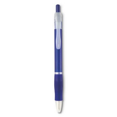 Bolígrafo de plástico con pulsador y tinta negra