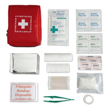 Kit de primeros auxilios en bolsa